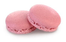 Coji macarons roz fructe de padure - 250gr