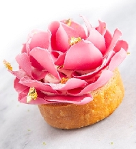 Decoratiuni din ciocolata roz petale trandafiri Rose Petal Pink 200gr - 150buc-0