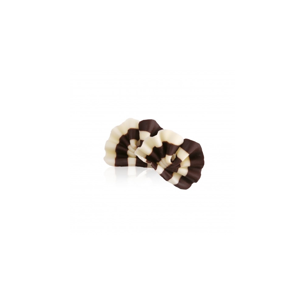 Decoratiuni din ciocolata Forest Shaving Mini Dark White  dobla- 475buc