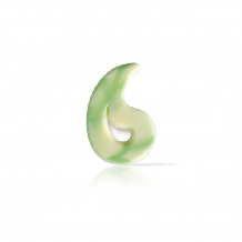 Decoratiuni din ciocolata verde cu alb Puccini Dobla - 295buc