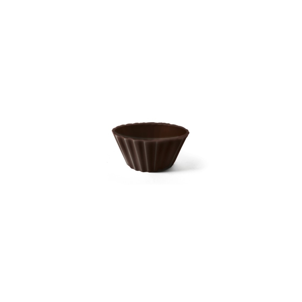 Decoratiuni din ciocolata cupe negre Ballerina Dobla - 84buc