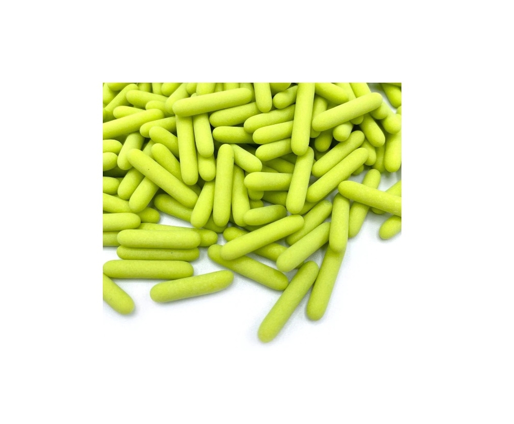 Light green dull rods-happy sprinkles 90gr