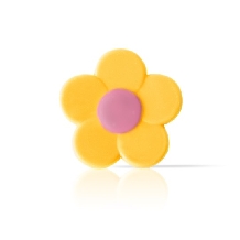 Decoratiuni din ciocolata floricele buttercup Dobla - 302buc