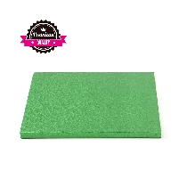 Drums platou patrat verde 20x20cm