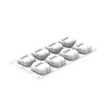 Forma din silicon monoportii iepuras Rabbit Silikomart - 76x50 h 29mm 70ml-0
