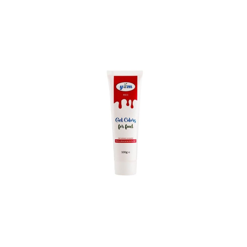 Colorant alimentar gel Yam Rosu - 100gr