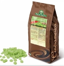 Cuvertura bănuți verzi  cu aroma de fistic -1kg