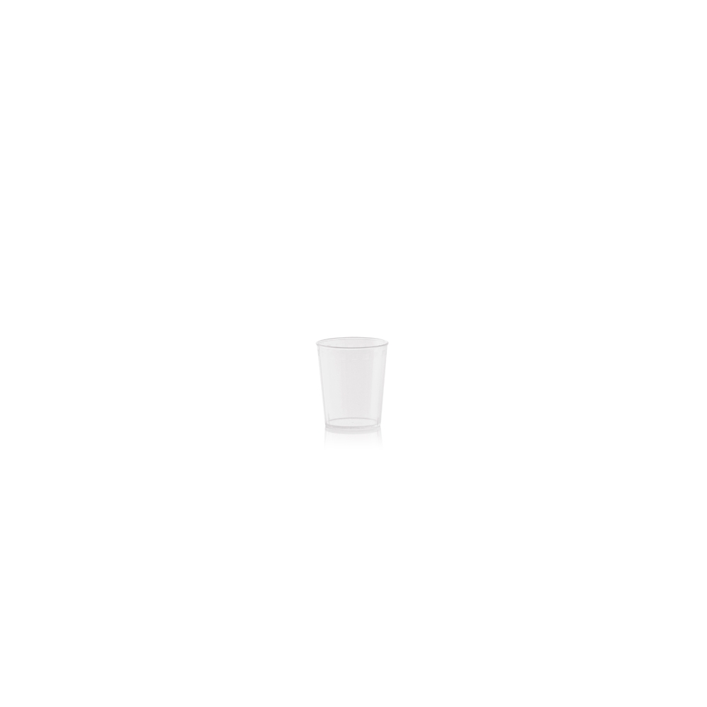 Paharele transparente rotunde Baco 58ml